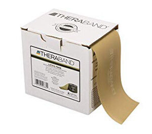 Theraband Professional Non-latex Resistance Bands, 25 yard roll (Gold)